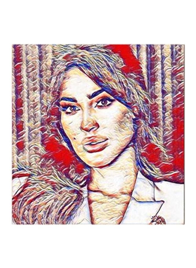 RYN Nadine Nassib Njeim MDF Wall Art Multicolour 30x30centimeter - Image 1