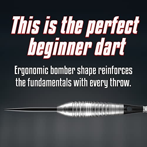 Shot! Darts Zen Budo Steel Tip Dart Set (23g/24g/26g) | 80% Tungsten Barrels | Center Balanced Bomber Shape | Perfect for Beginners | Handcrafted Darts with Flights | Metal Tip | Made in New Zealand - Image 4
