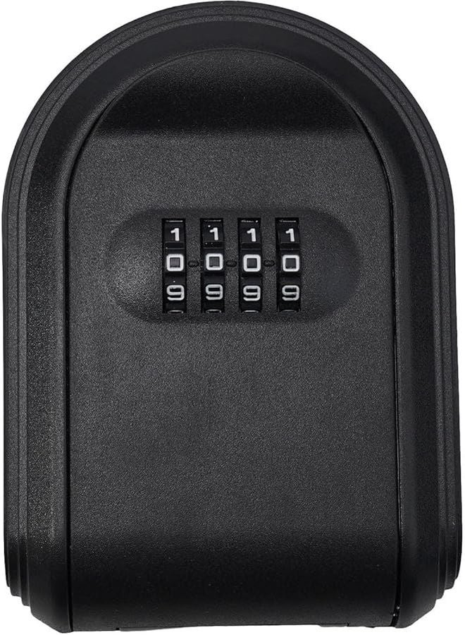 Black Combination Lock Key Box Quick Installation Secure Key Storage - Image 3