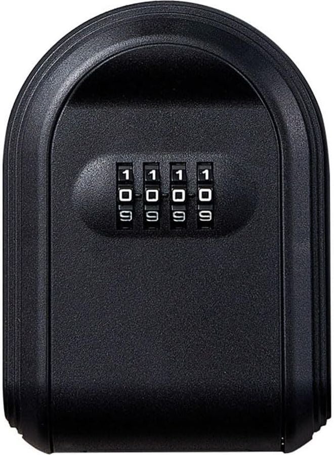 Black Combination Lock Key Box Quick Installation Secure Key Storage - Image 1