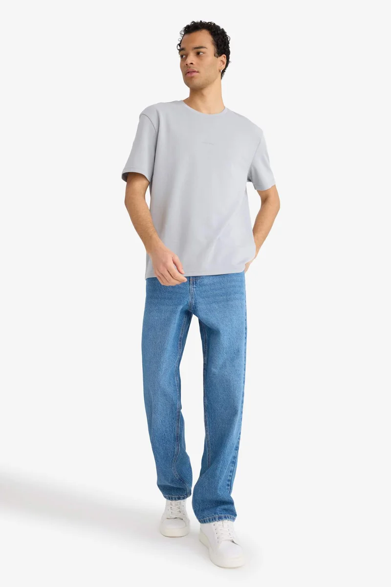 DeFacto Regular Fit Crew Neck Short Sleeve T-Shirt