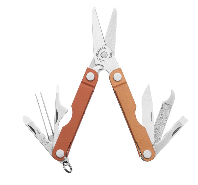 LEATHERMAN, Micra, Keychain Multi-tool with Grooming Tools, Mini Pocketknife for Everyday Carry (EDC), Hobbies & Outdoors, Built in the USA, Pumpkin Spice - Image 3