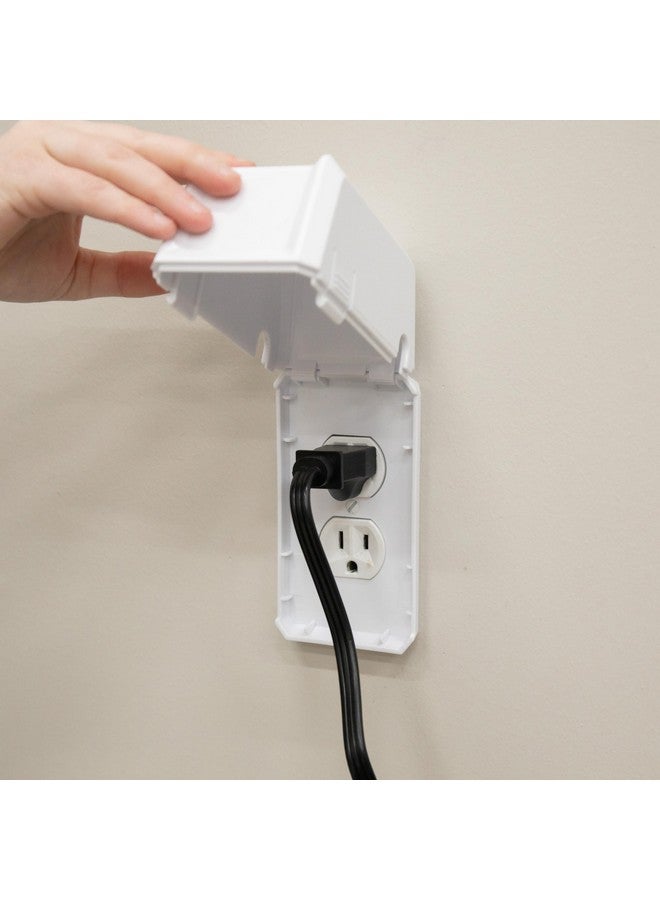 Regalo Home Safety White Outlet Cover Box, Award-Winning Brand, Child Safety, Includes Cover for Outlet or Light Switch, White - Image 2