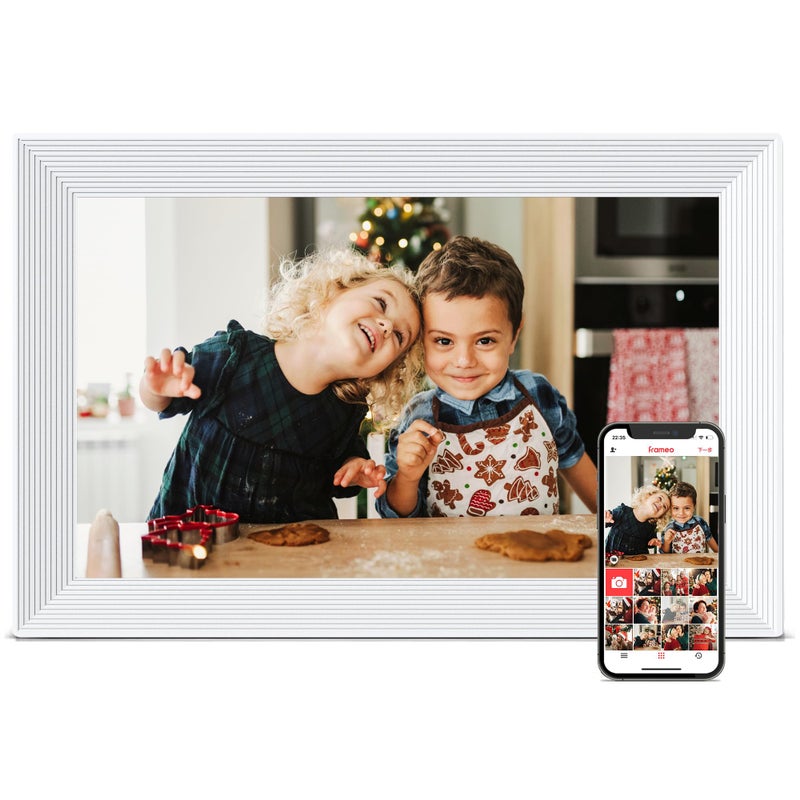 Pastigio Frameo WiFi Digital Picture Frame, Birthday Gifts for Women, 10.1 Inch 1280 * 800IPS Touch Screen Digital Photo Frame, 32GB Memory, Auto-Rotate, Share Picture Video, Birthday Gift for Mom, Dad, Wife - Image 1
