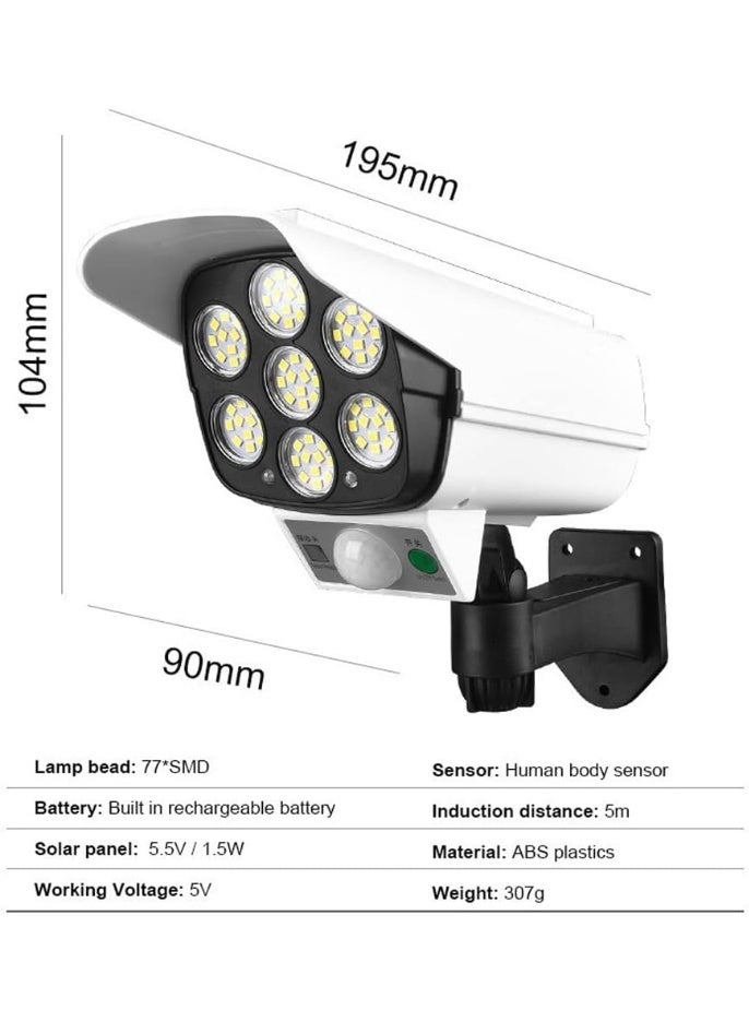 Solar Wall-mounted Light with Remote Control Auto Infrared Motion ​Sensor Light - Image 2