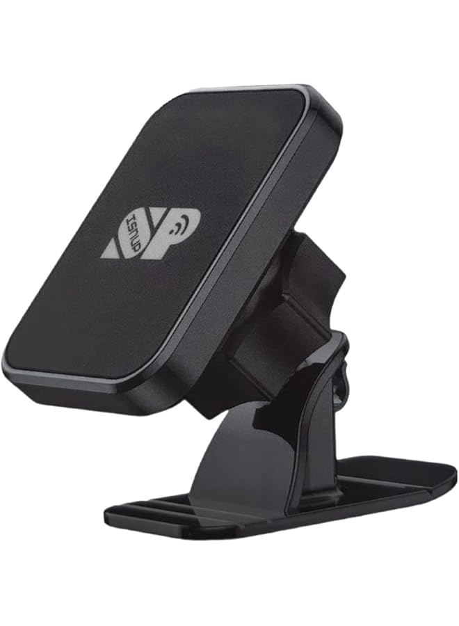 Isnup Magnetic Car Office Holder Holder Car Dash Holder Smartphone Holder For Iphone Samsung And Other Cell Phone Black