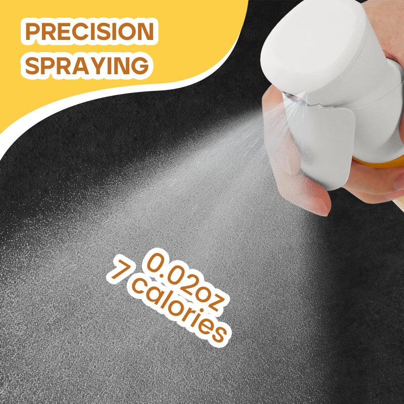 Shineforu Oil Sprayer for Cooking, Upgraded 7.4oz Olive Oil Sprayer Mister, Large Olive Oil Spray Bottle for Air Fryer, Salads, BBQ & Kitchen, Professional Oil Sprayer with Even Mistï¼ˆWhiteï¼‰ - Image 5