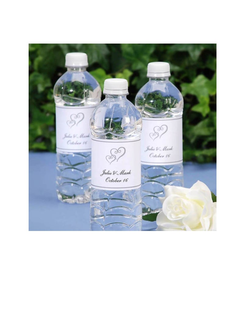 ملصقات زجاجة قابلة للطباعة 8.5 × 2.75 بوصة - Image 1