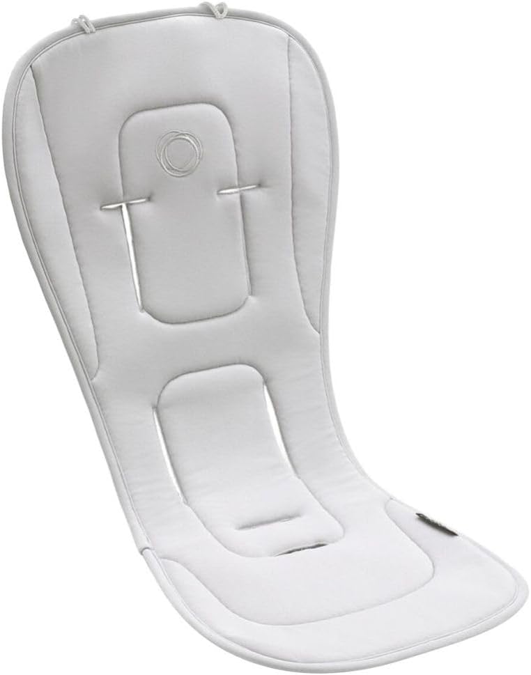 Bugaboo Dual Comfort Seat Liner in Misty Grey for Strollers - Image 1