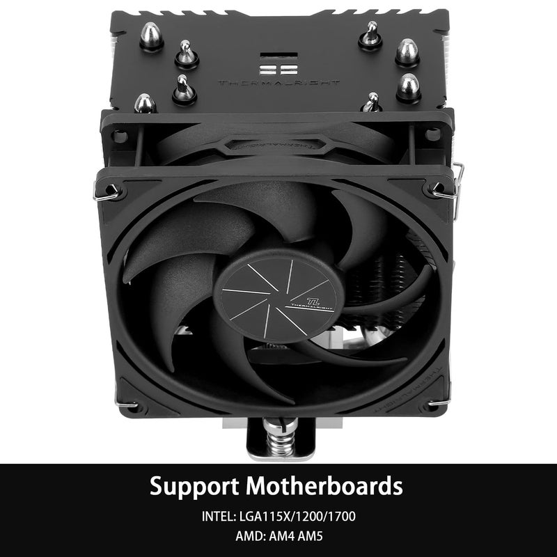 Thermalright Assassin X 90 SE V2 CPU Cooler, 92mm PWM Quiet Fan CPU Air Cooler, Support Intel Lga1700/1150/1151/1200,AMD AM4 AM5, Computer Cooler(AX90 SE V2) - Image 3