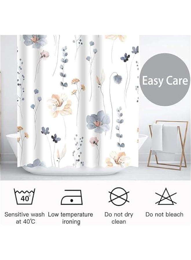 Shower Curtains for Bathroom Boho Decor Extra Long Shower Curtains 71 x 71 Mid Century Modern Spring Abstract Colorful Bath Curtain, Brighten Up Your Bathroom (Style 2) - Image 4