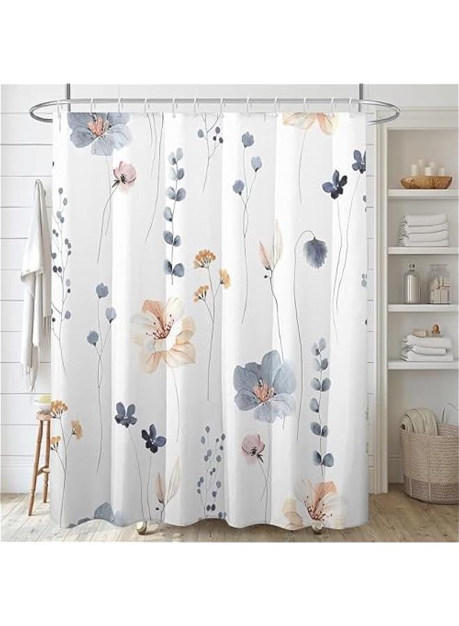 Shower Curtains for Bathroom Boho Decor Extra Long Shower Curtains 71 x 71 Mid Century Modern Spring Abstract Colorful Bath Curtain, Brighten Up Your Bathroom (Style 2) - Image 5