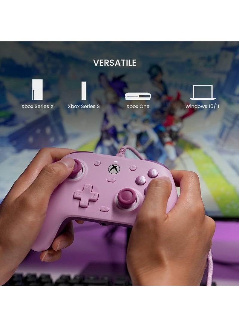 GAME - GameSir G7 SE Wired Controller for Xbox Series X|S, Xbox One & Windows 10/11, Plug and Play Gaming Gamepad with Hall Effect Joysticks/Hall Trigger, 3.5mm Audio Jack  (Purple) - Image 1