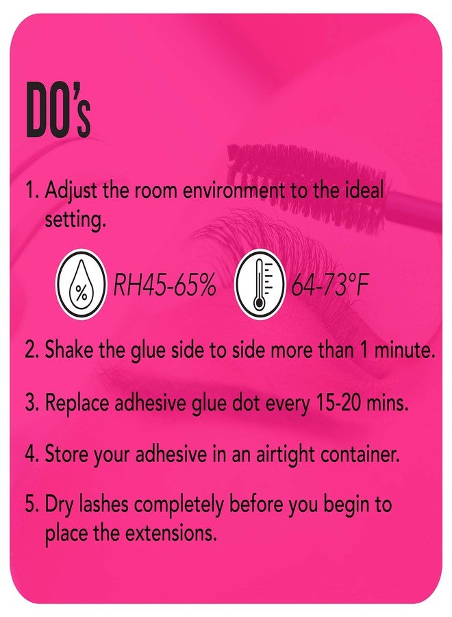 Lyon Lash Super Clear Eyelash Extension Glue 10ml | 1-2 Sec Drying Time | 6-8 Weeks Retention | Maximum Bonding Transparent Adhesive | Professional Eyelash Extension Supplies - Image 4