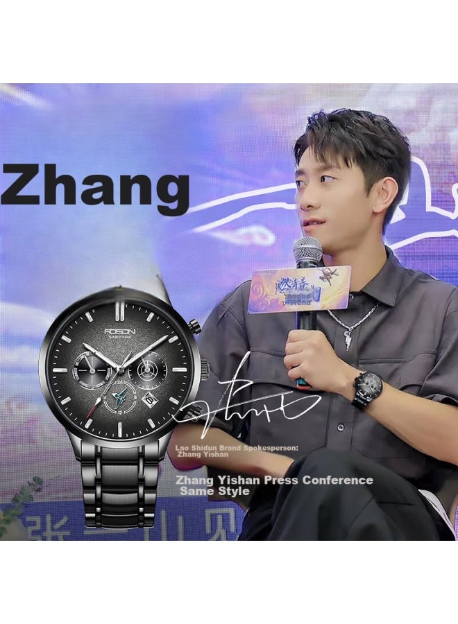 Rosdn Pilot'S Watch For Men, Luminous Dial, Water-Resistant, Mechanical Movement, Men'S Watch Brand, Birthday Gift For Boyfriend - Image 1