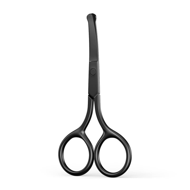 Upgraded Eyebrow Scissors Small Round Tip Design Professional Grooming Scissors for Hair Eyelashes Nose Eyebrow Trimming Mustache
