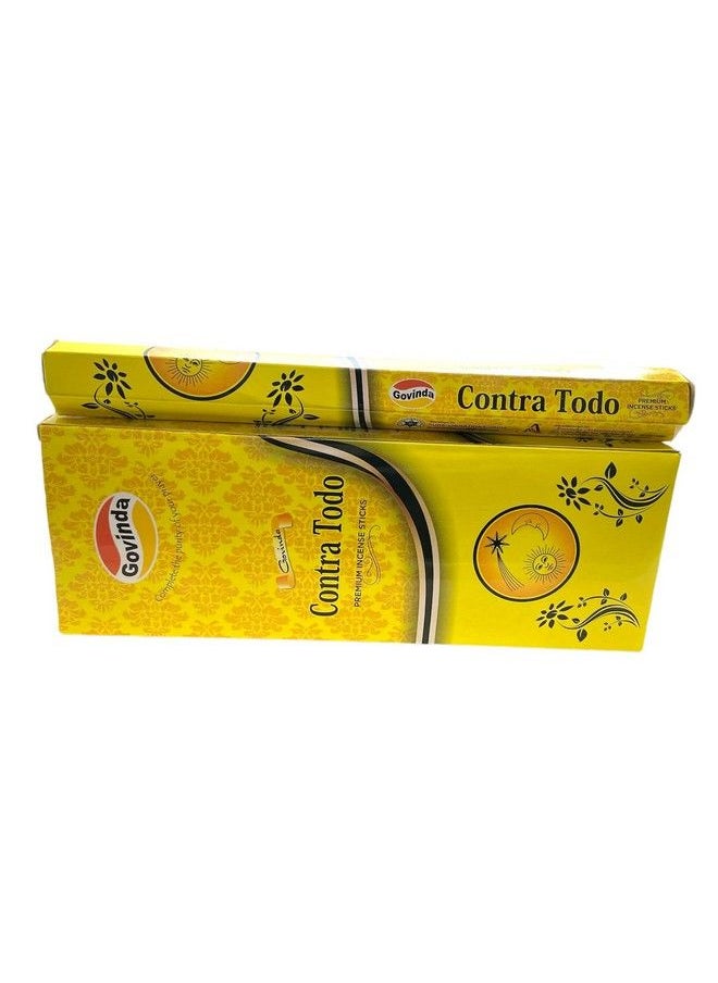 Govinda - Incense Contra Todo 120 Incense Sticks Masala Coated Incense - Image 1