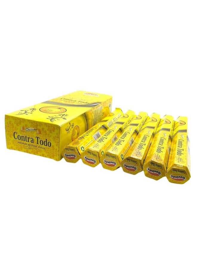 Govinda - Incense Contra Todo 120 Incense Sticks Masala Coated Incense - Image 1