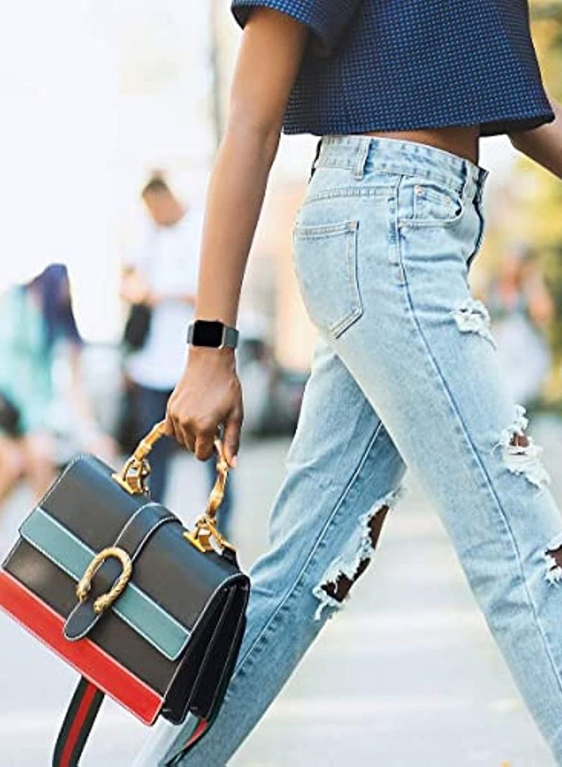 Beauenty Sport Bands Compatible with Apple Watch Band 38mm 40mm 41mm ,Soft Silicone Waterproof Strap Wristbands Compatible with iWatch Apple Watch Series 8 7 6 5 4 3 2 1 SE Women Men - Image 2