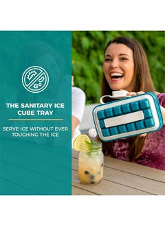 Bukela Ice Mold Ice Tray for Freezer Disassemble this Ice Cube Tray With Lid for Easy Cleaning Ice Cube Maker Makes 18 Ice Cubes  - Image 4