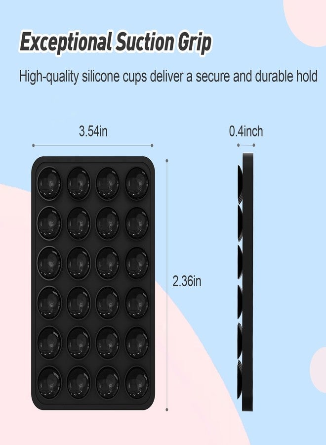OPOM Magnetic Suction Phone Mount for MagSafe Case,Silicone Octob Cup Buddy Sticky Phone Grip Holder for iPhone,Removable Hands-Free Selfie/Video for TikTok & Instagram Influencer/Creator (Black) - Image 4