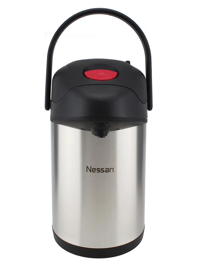 نيسان نسان ترمس حافظ للحرارة سعة . لتر فضي