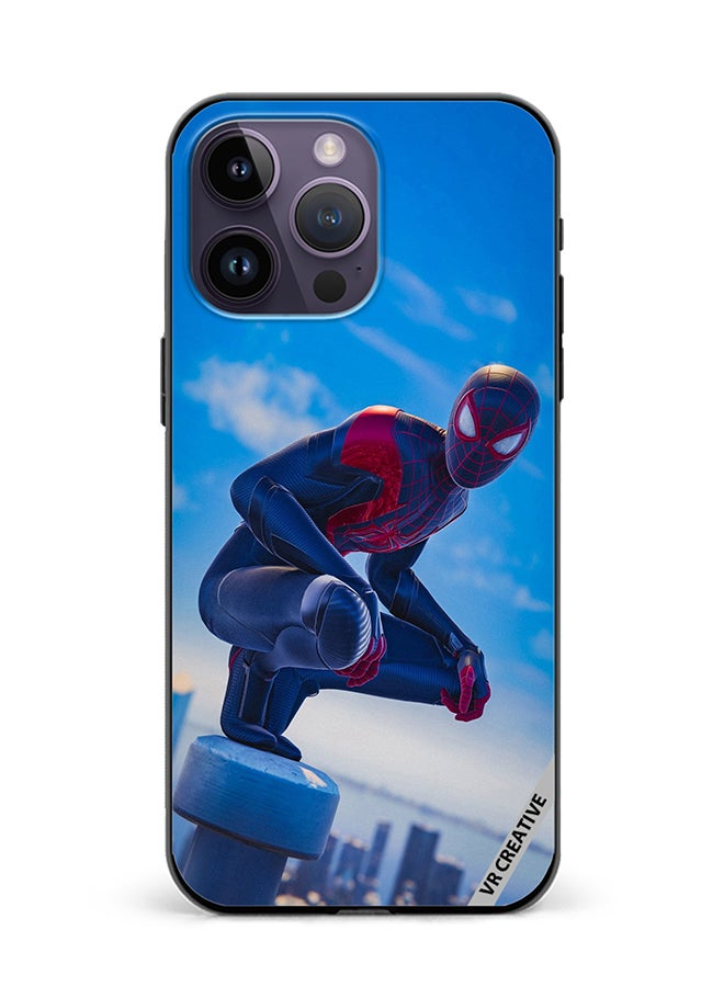 VR CREATIVE Protective Case Cover For Apple iPhone 16 Pro Max Spiderman Design Multicolour