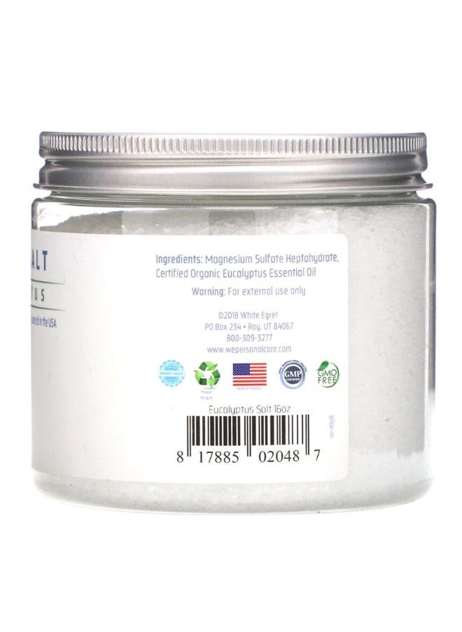White Egret Personal Care White Egret Epsom Salt, Eucalyptus 454grams  - Image 2