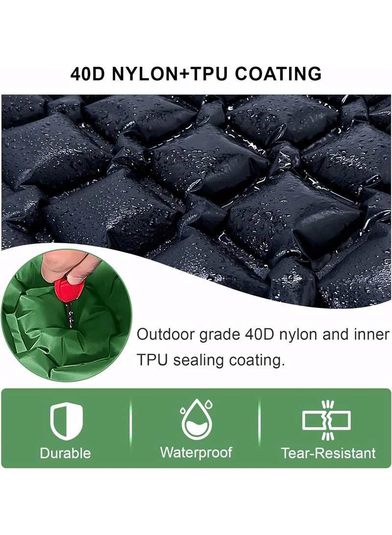 Camping Mattress Sleeping Mat, Ultralight Inflatable Camping Sleeping Pad with Built-in Foot Pump, Hiking Mat Camping Bed Air Mattress for Camping & Hiking Equipment - Image 3