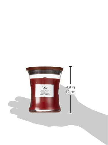WoodWick Cinnamon Chai Holiday Candle Gifts for Women and Men, 9.7 oz Medium Hourglass Candle with Crackling Wick - Image 3