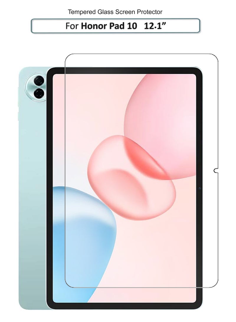 Unipha حماية شاشة زجاجية مقسّاة لجهاز Honor Pad 10 بحجم 12.1 بوصة | متوافقة مع Honor Pad 10 بحجم 12.1 بوصة | لمسة حساسة عالية الجودة، شفافية أعلى، سهلة التركيب، حماية ضد الخدوش وخالية من الفقاعات - شفافة - Image 1