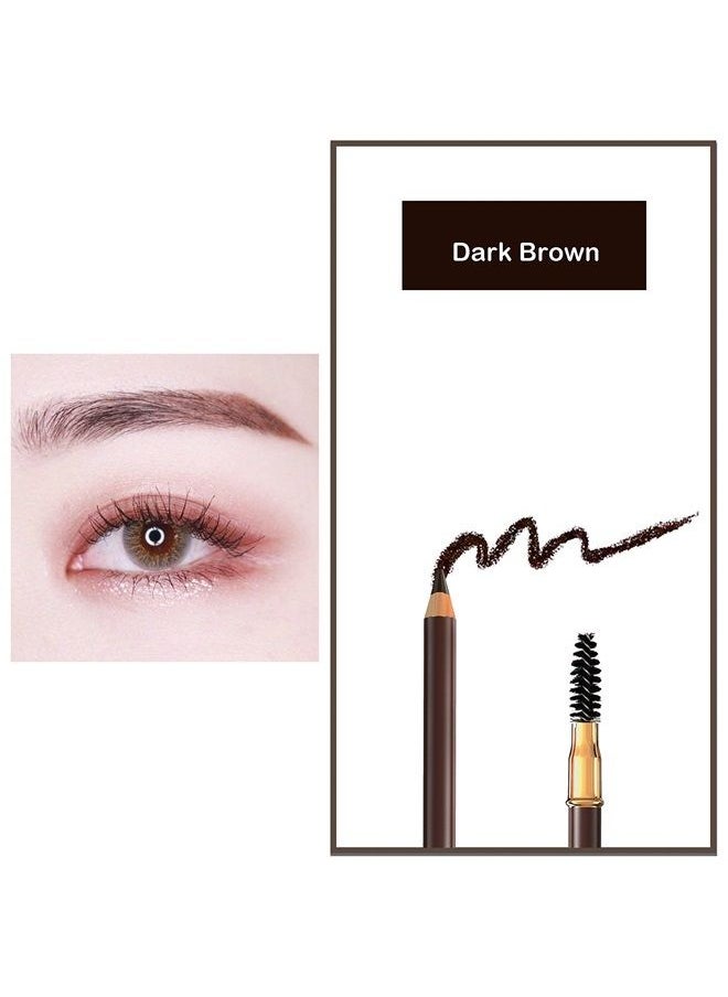 Bodermincer 1pcs Eyebrow Pencil Longlasting Waterproof Durable Liner Eyebrow 5 Colors to Choose (2# Dark Brown)  - Image 3