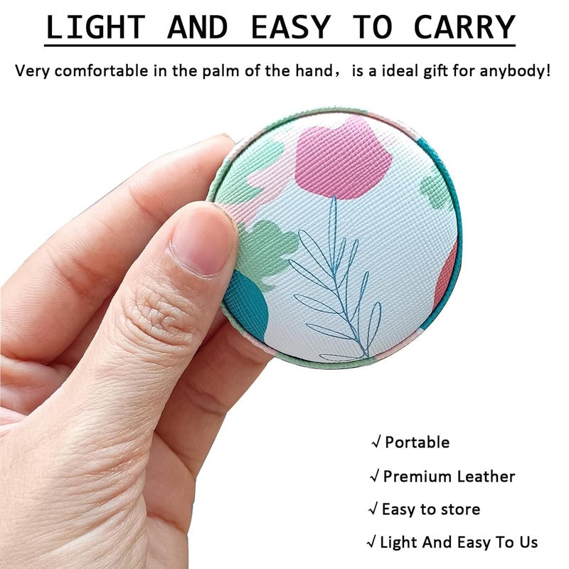 Z_جوده وثقه Tape Measure for Body Measuring Fabric Sewing Tailor Ruler Flexible Soft Pocket Small Mini Body Measurement Cloth Measuring Tape 60 Inch Premium Leather Retractable Tape Measure - Image 4