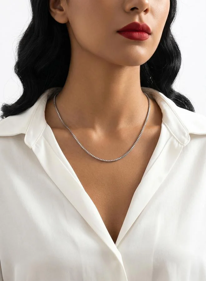 تايك تو Plain Chain Necklace