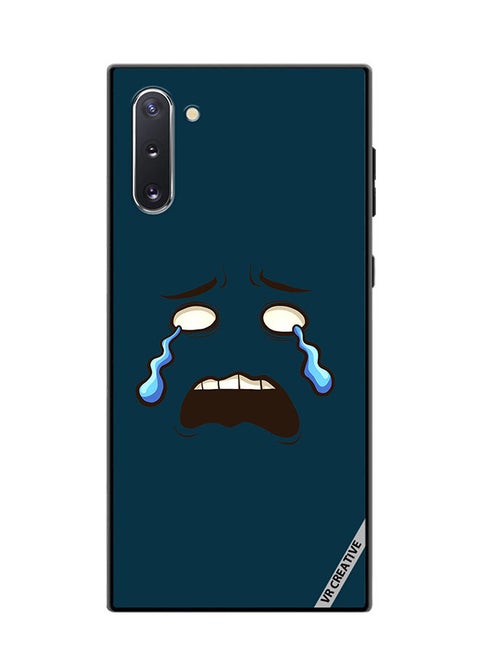 Protective Case Cover For Samsung Galaxy Note10 5G Crying Face Design Multicolour