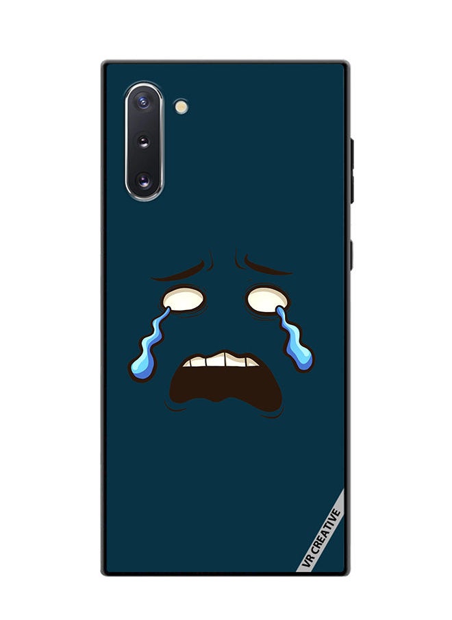 VR CREATIVE - Protective Case Cover For Samsung Galaxy Note10 5G Crying Face Design Multicolour - Image 1