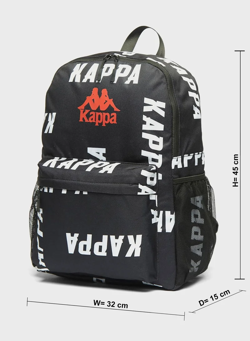 Kappa Logo Print Backpack