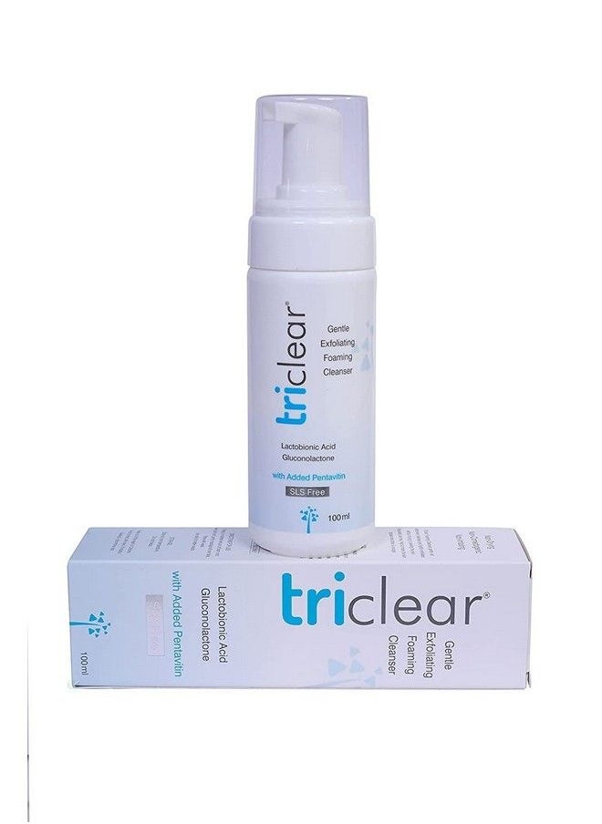 BREEMETIC Triclear Gentle Foaming Cleanser Gentle Cleansing For Sensitive Skin Soap Free With Advanced Pha  - Image 4