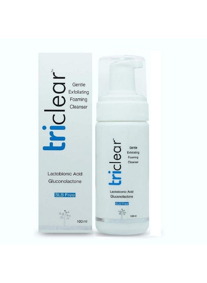 BREEMETIC Triclear Gentle Foaming Cleanser Gentle Cleansing For Sensitive Skin Soap Free With Advanced Pha  - Image 2