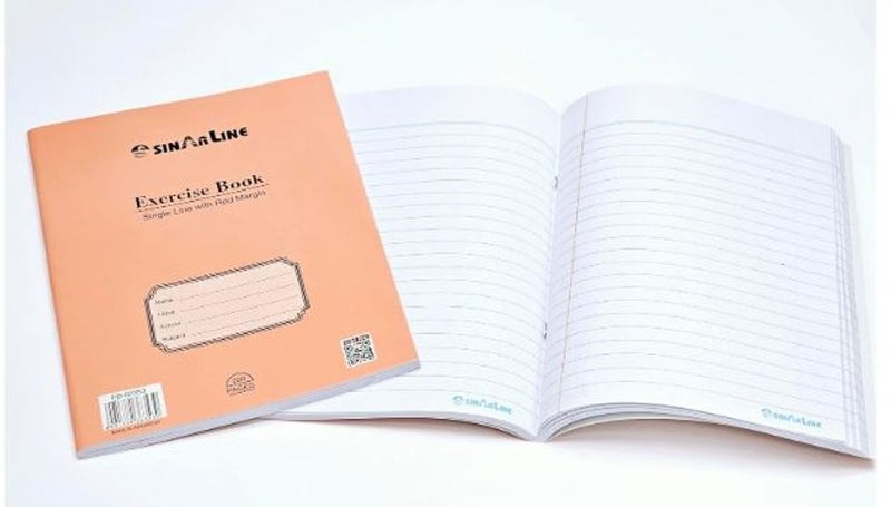 Sinarline Exercise Notebook - Single Line
