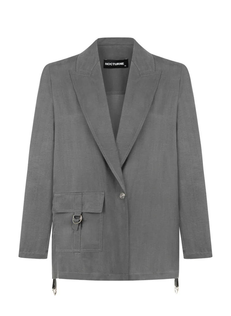 Nocturne Double Breasted Jacket with Pockets