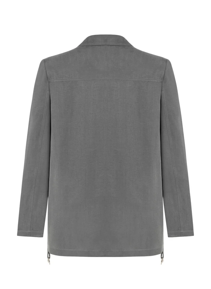 Nocturne Double Breasted Jacket with Pockets