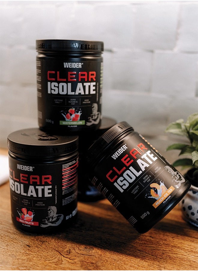 Weider Clear Isolate  500g, Water Melon, Lactose Free - Zero Sugar & Fat - High Protein Refreshing Drink  - Image 4