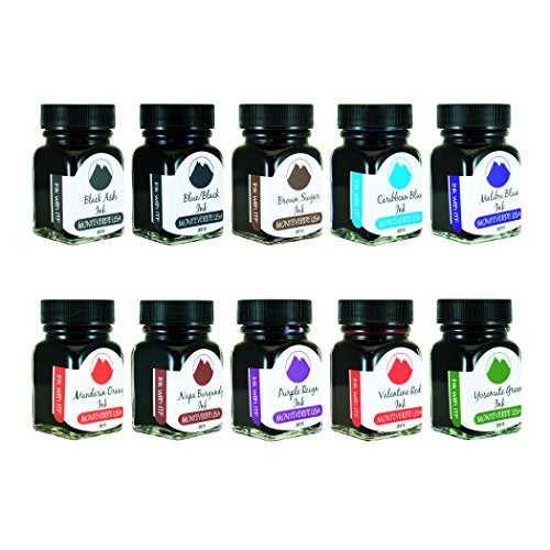Monteverde USA Core Ink Collection Gift Set – 10 Essential Fountain Pen Inks, 30ml Bottles, Vibrant & Reliable - Image 3