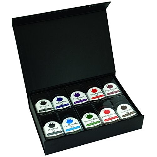 Monteverde USA Core Ink Collection Gift Set – 10 Essential Fountain Pen Inks, 30ml Bottles, Vibrant & Reliable - Image 1