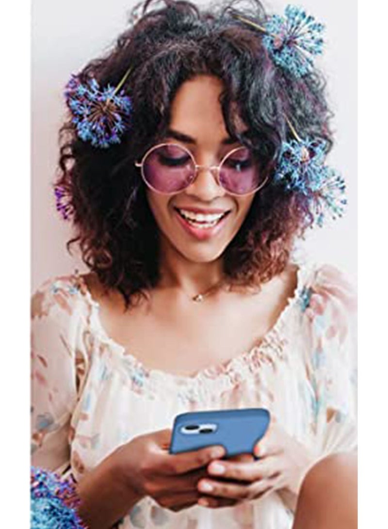 iPhone 14 Plus Mobile Case Cover Liquid Silicone Phone Back Cover with Anti-fingerprint, Anti-drop Slim Protective Soft Anti-Scratch Microfiber Lining Cute Shockproof Protector - Image 5