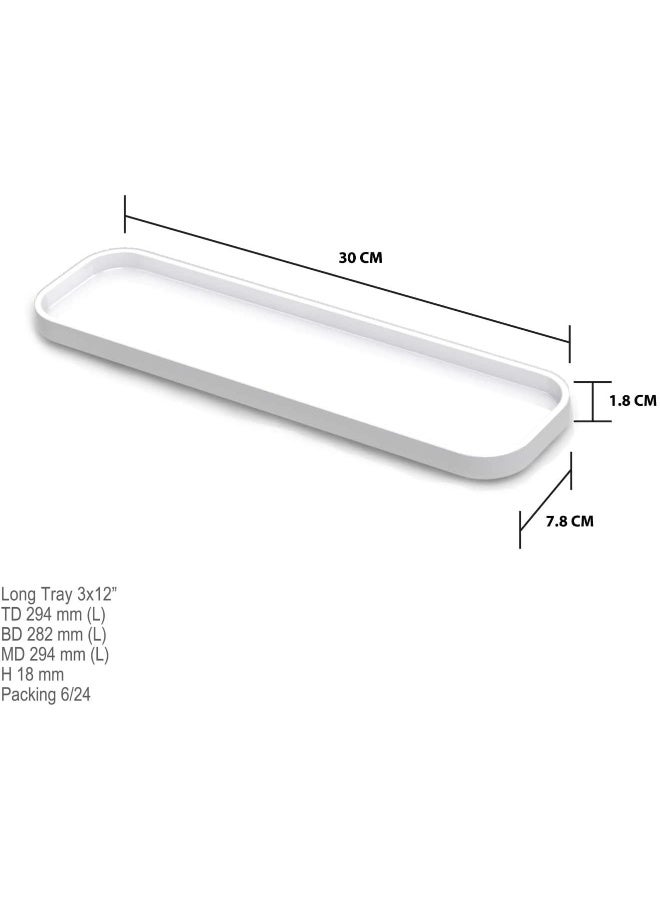 Ocean Verrine Ceramic Long Tray, 3X12", GZ001E012, Shot Platter, Shot Paddle, Appetizer Tray, Shot Server, Shot Board, Serving Tray - Image 5