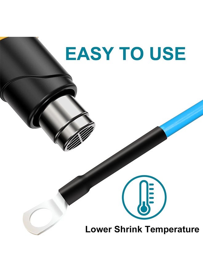 1/2 Inch Heat Shrink Tubing - 10 Ft 3:1Ratio Waterproof Heat Shrink Tubin - Adhesive Lined,Dual Wall Adhesive Shrinkable Wire Wrap Tube - Black - Image 4