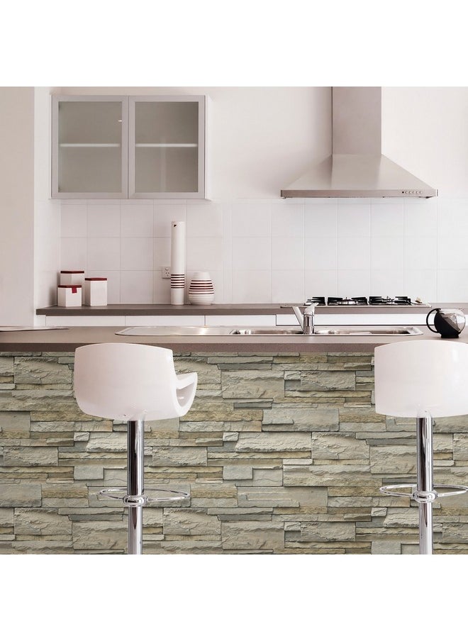 NuWallpaper Nu2675 Slate Peel & Stick Wallpaper Neutral  - Image 3