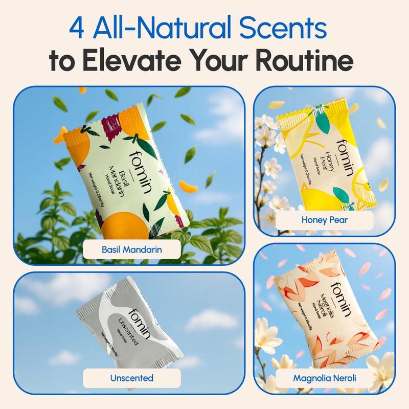 FOMIN Foaming Hand Soap Refills (16 Pack) - Variety Pack Foaming Hand Soap Tablets - Skin Friendly Foam Soap Refill for Hand Wash - Makes 128 fl oz (16 x 8 fl oz) - Image 4